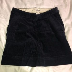 Lands' End Canvas Corduroy Mini Skirt